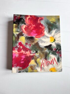 Vintage Floral Photo Album Binder Empty Scrapbook Cover Canada